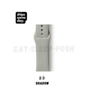 NEW Shadow Sport Silicone Replacement [Band] For Apple Watch